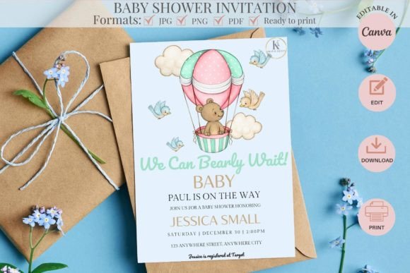 Baby Shower Invitation Template