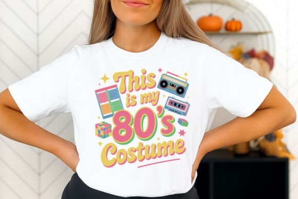 Retro 80s Costume Graphic Design