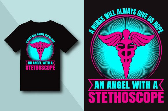Nurse T-shirt Design Vector