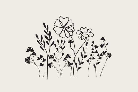 Wildflower Spring Flower Svg